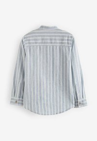 Next GRANDAD COLLAR LONG SLEEVE STANDARD - Hemd - grey stripe