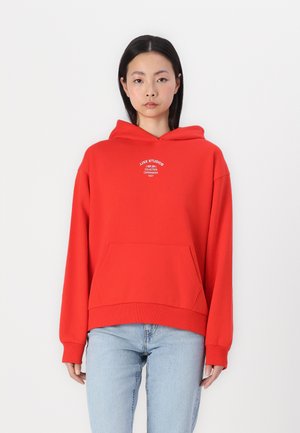 JXALVA LOOSE HOOD - Collegepaita - fiery red