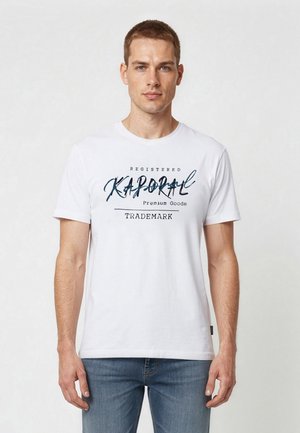 KWAK - T-shirt med print - white
