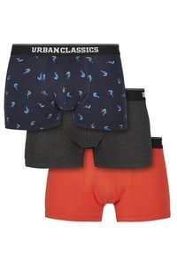 Urban Classics - 3 PACK - Hlače - bird aop+boxer orange+charcoal Miniaturna slika 1