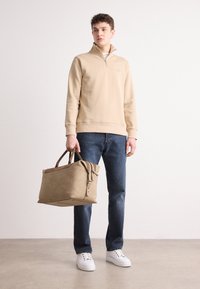 GANT REG SHIELD HALF ZIP  - Sweater - dry sand