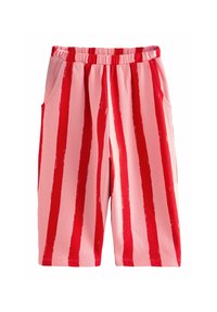Next - REGULAR FIT - BARREL LEG  - Housut - pink and red stripe Pienoiskuva 1