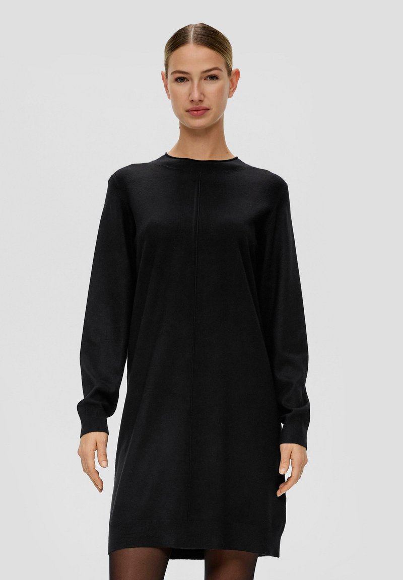 s.Oliver Strickkleid - schwarz