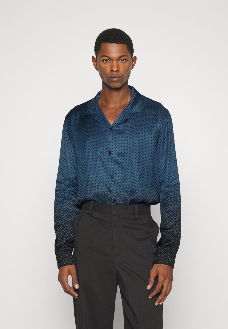 The Kooples CHEMISE Shirt blue/black/blue Zalando.co.uk