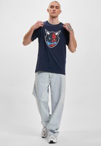 DEF HAMBURG SEA DEVILS ICONIC - T-shirts med print - navy