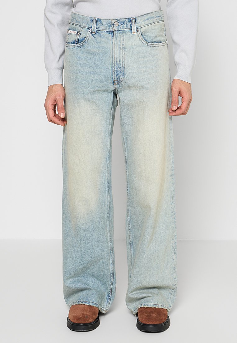 Calvin Klein Jeans Wide leg geel Calvin Klein Jeans Wide leg geel
