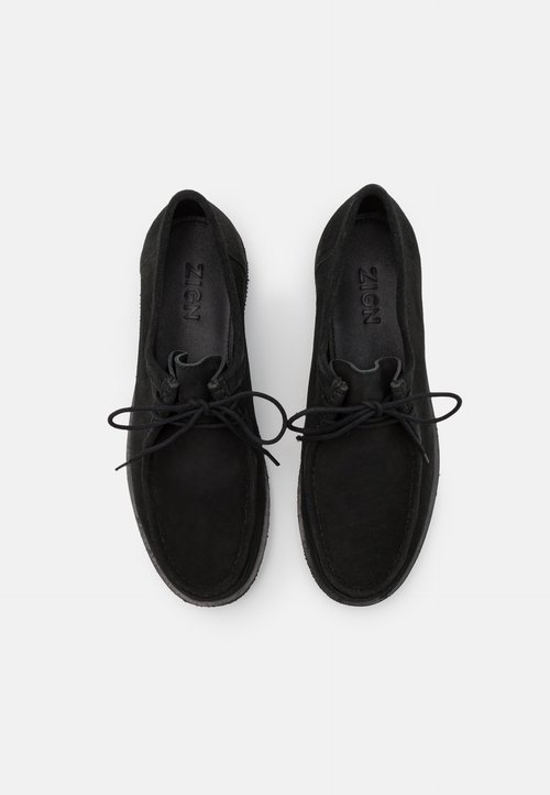 HTC Scarpe Stradali In Pelle Clack – Unisex – Colore Nero - 4