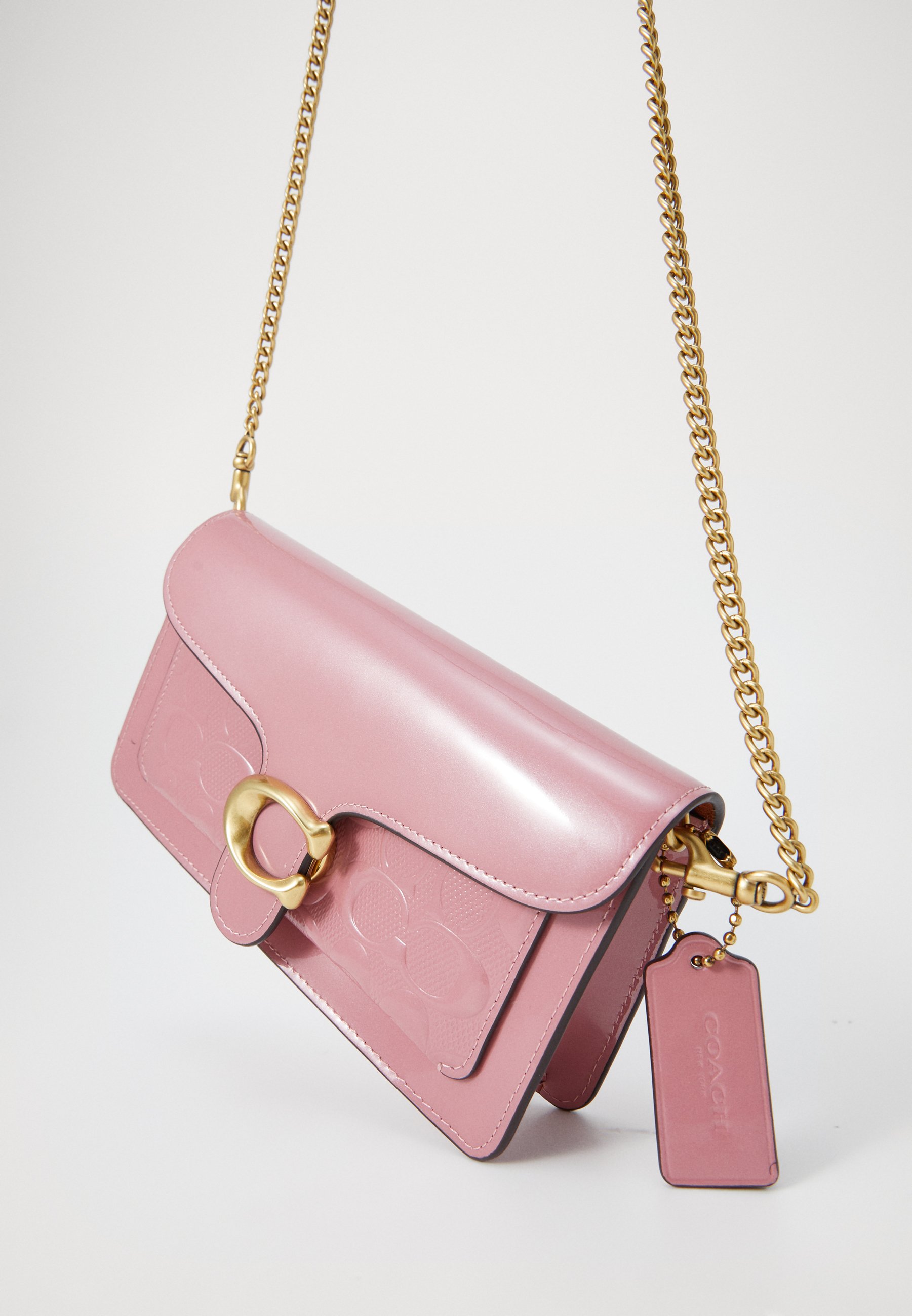 COACH TABBY CHAIN CLUTCH IN SIGNATURE LEATHER - Cross body bag