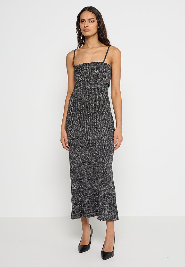 Proenza Schouler White Label Gebreide jurk antraciet