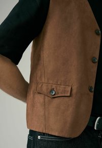 Next REGULAR FIT - Väst - tan brown