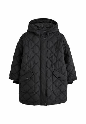Next, REGULAR FIT - SHOWER RESISTANT QUILTED JACKET - Vinterfrakke - black heart