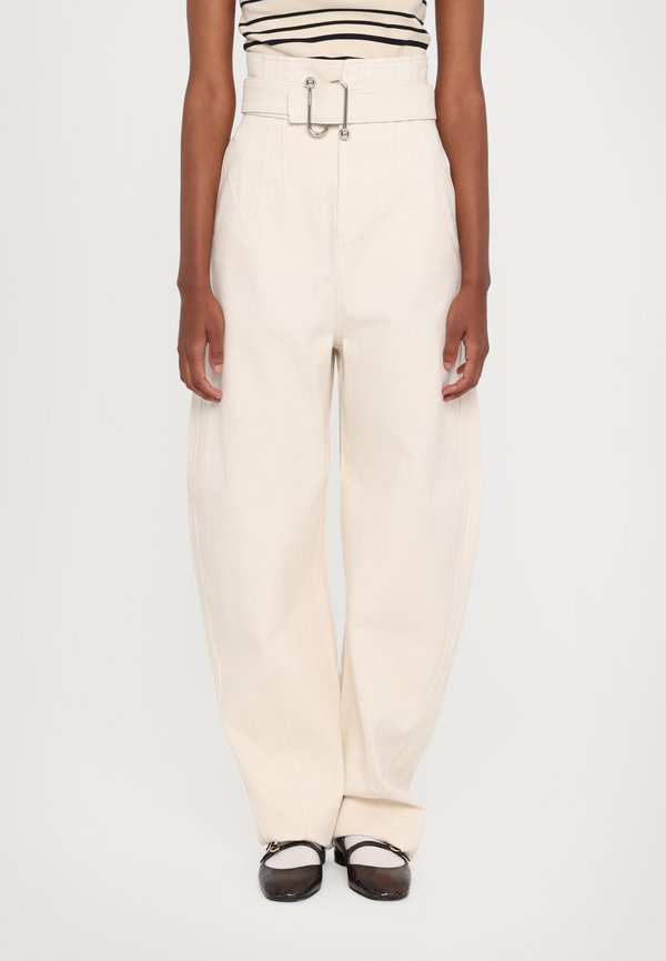 GLAUCO - Straight leg jeans - ecru