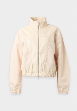 Jordan, ICON - Яке от изкуствена кожа - pearl white