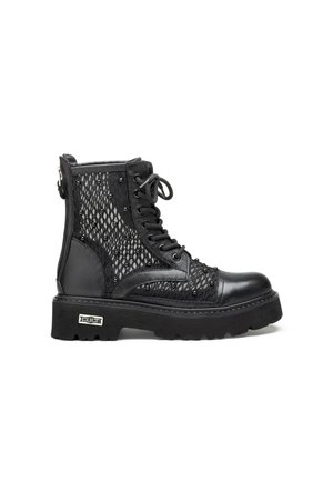 Cult, Bottines de cowboy / motard - black dim