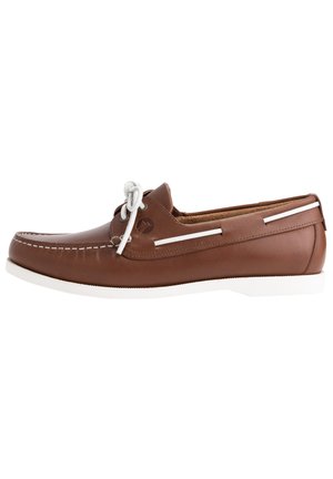 EXMOUTH - Chaussures bateau - cognac