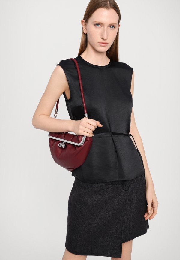 PATTI SKIRT - Mini skirt - coal melange2