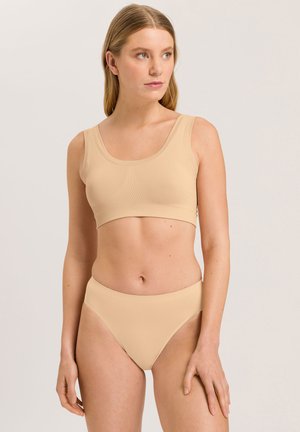 TOUCH FEELING PADDED - Topp - beige