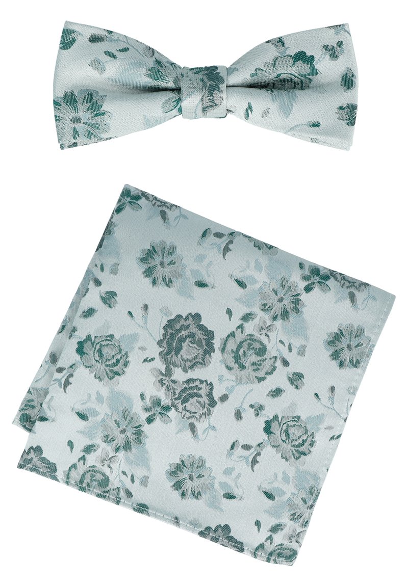 WILLEN SET BLUME - Pocket square - türkis