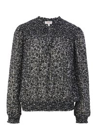 s.Oliver MIT ALLOVERPRINT - Bluse - schwarz
