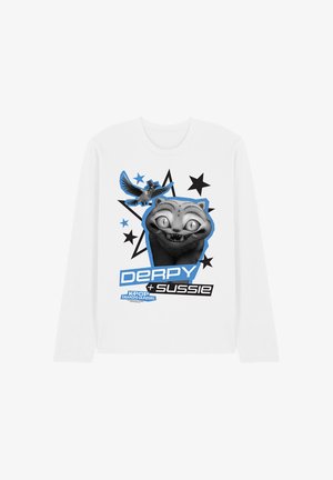 NETFLIX, KPOP DEMON HUNTERS DERPY AND SUSSIE SCRAPBOOK STARS - Long sleeved top - white