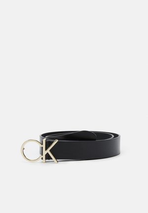 RE LOCK LOGO BELT - Riem - black