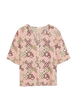 s.Oliver, BLUSE - Camicetta - bluse	rot mehrfarbig