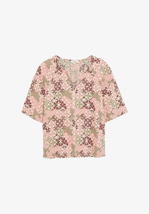 s.Oliver, BLUSE - Camicetta - bluse rot mehrfarbig