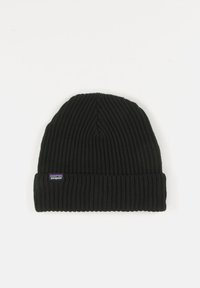 FISHERMANS ROLLED BEANIE UNISEX - Čiapka - black