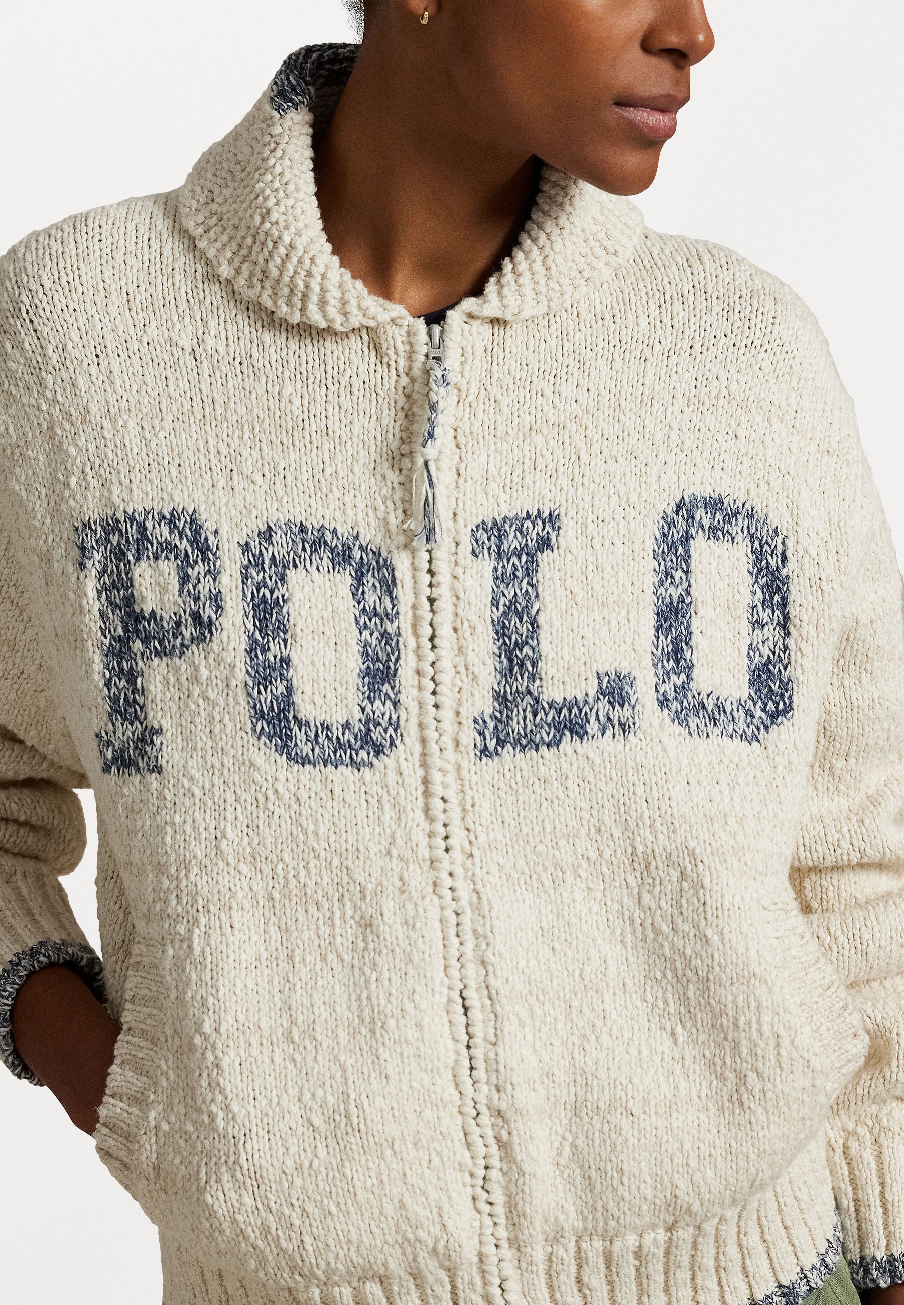 Polo Ralph Lauren COTTON BLEND SWEATER CARDIGAN - Cardigan