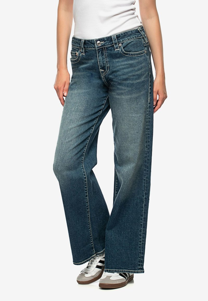 True Religion - BOBBI BAGGY - Flared Jeans - dark wash, Vergrößern