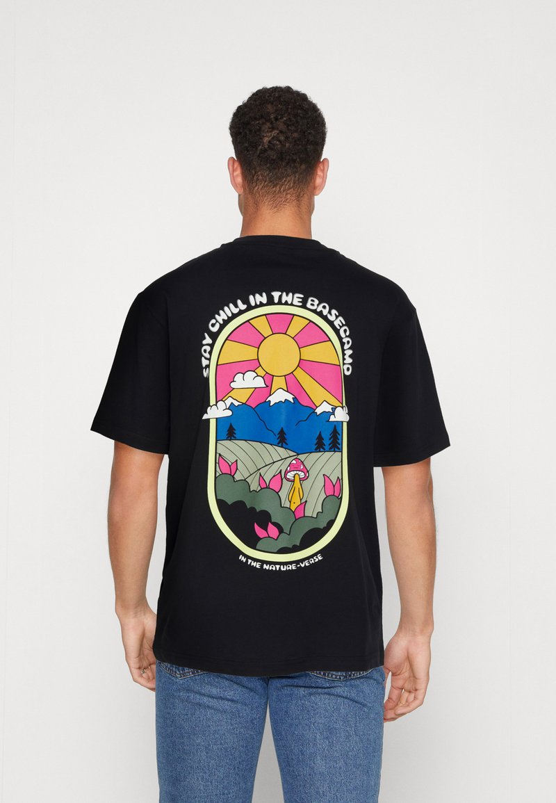 Only & Sons - ONSOTTO BASE CAMP TEE - T-shirts med print - black, Forstørre