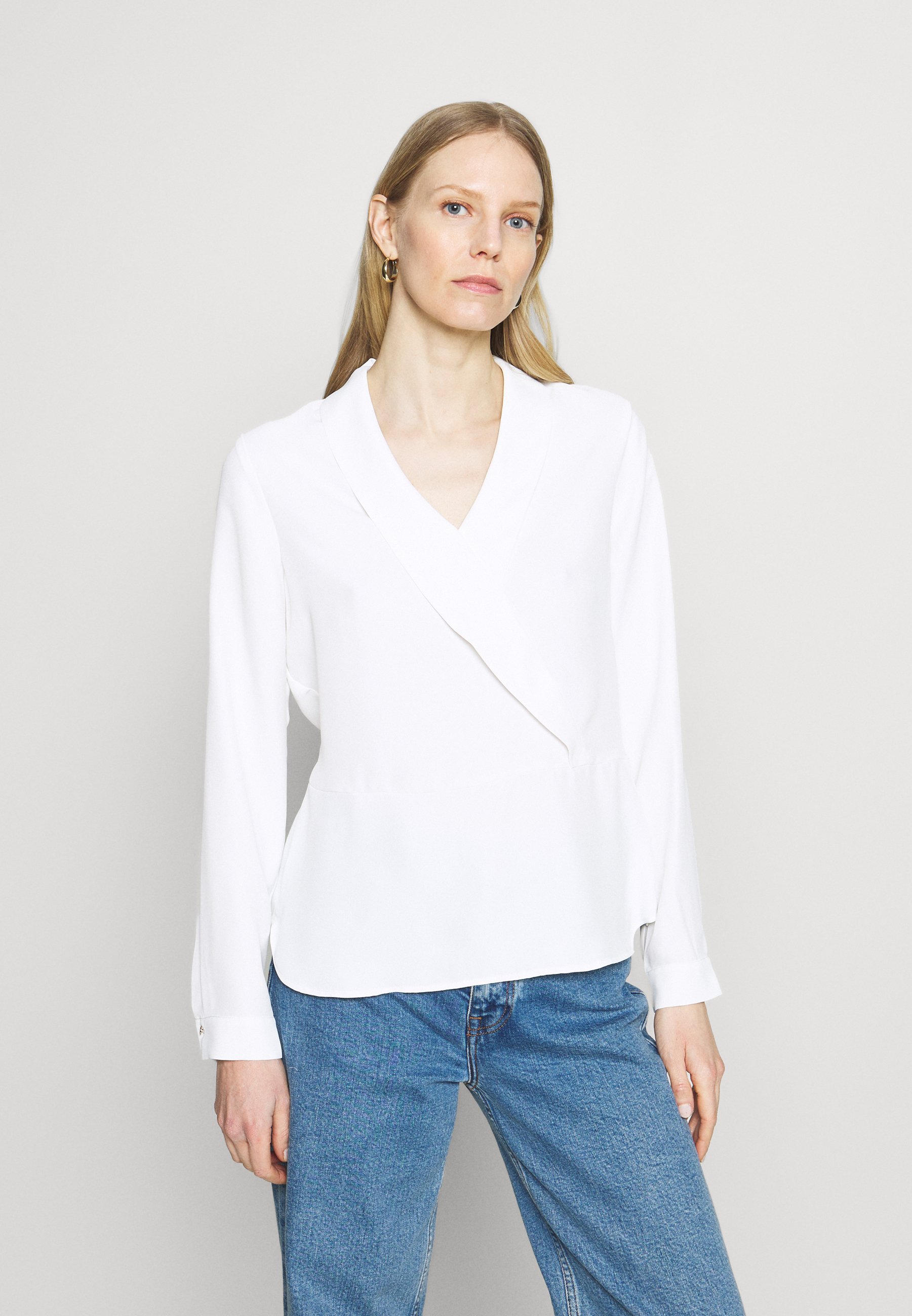 Comma Blouse, Women's, Size: 8, White