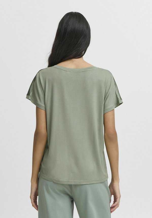 BYSELITA - Basic T-shirt - sea spray4