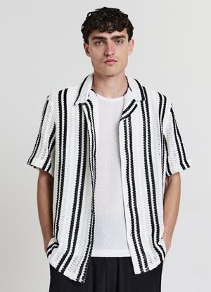 A RIGHE CROQUET - Camicia - var nero