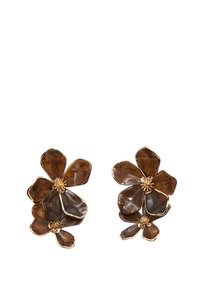CASCADING FLOWER  - Orecchini - dark brown