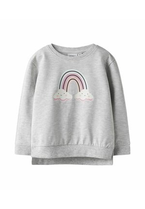 NMFBISSINE NREG SWE UNB BOX PB - Sweatshirt - light grey melange