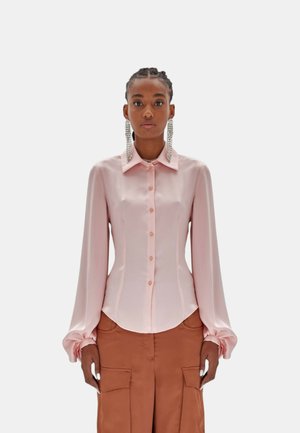 Overhemdblouse - rosa