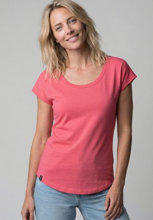alife & kickin, 2 PACK - EIRAAK A - Basic T-shirt - kamelie fjord