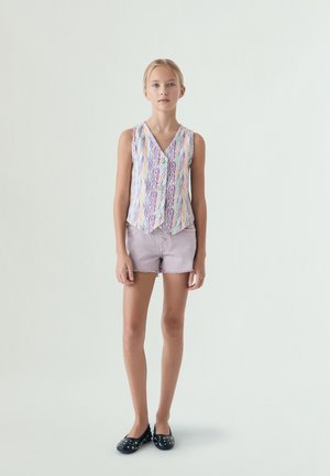 Scalpers, ROCK  - Short en jean - lilac