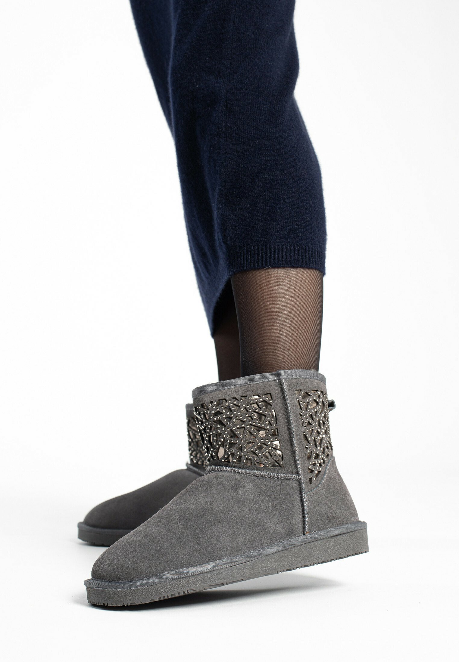 Gooce Korte laarzen - grey/Grijs - Zalando.nl