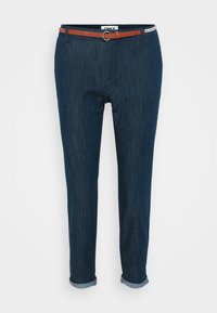 ONLBIANA BELT - Pantalones chinos - total eclipse melange