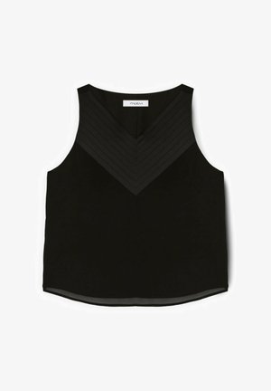 Motivi, TOP CON SCOLLO A V - Blouse - nero