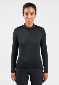 ODLO - MID LAYER FULL ZIP ZEROWEIGHT CERAMIWARM - Long sleeved top - black Thumbnail Image 1