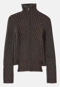 WARRIOR ZIP UP - Kardiganas - grey/brown