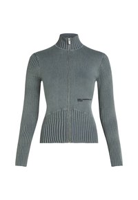 UTILITY ZIP-UP KNIT - Cardigan - monument