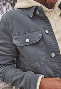 Next REGULAR FIT BUTTON UP - Spijkerjas - blue