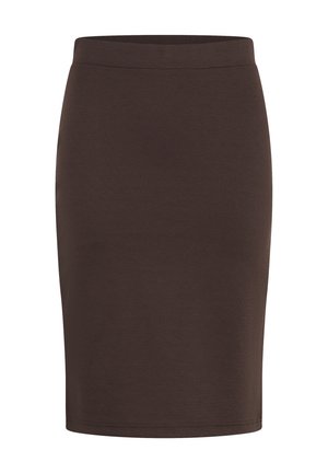 Kaffe, KAFFE PENCIL SKIRT - Kokerrok - coffee bean
