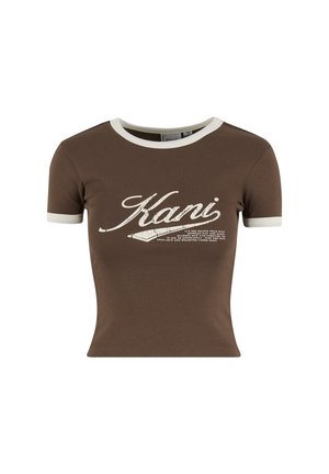 Karl Kani, VARSITY TINY T-SHIRT - T-shirt imprimé - brown