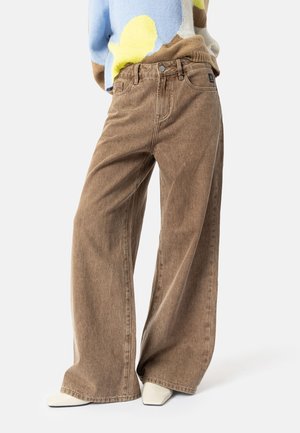 KALEA  - Flared-farkut - camel wash