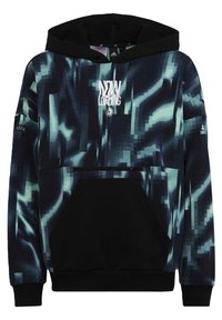 adidas Sportswear ARKD3 HOODIE UNISEX - Luvtröja - easy green/dark blue/black